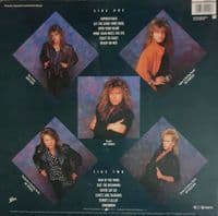 EUROPE Out Of This World Vinyl Record LP Epic 1988 Red Vinyl