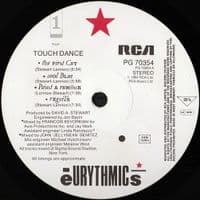EURYTHMICS Touch Dance Vinyl Record LP RCA 1984