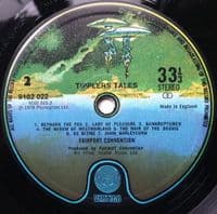 FAIRPORT CONVENTION Tipplers Tales Vinyl Record LP Vertigo 1978