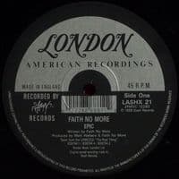 FAITH NO MORE Epic Vinyl Record 12 Inch London 1990