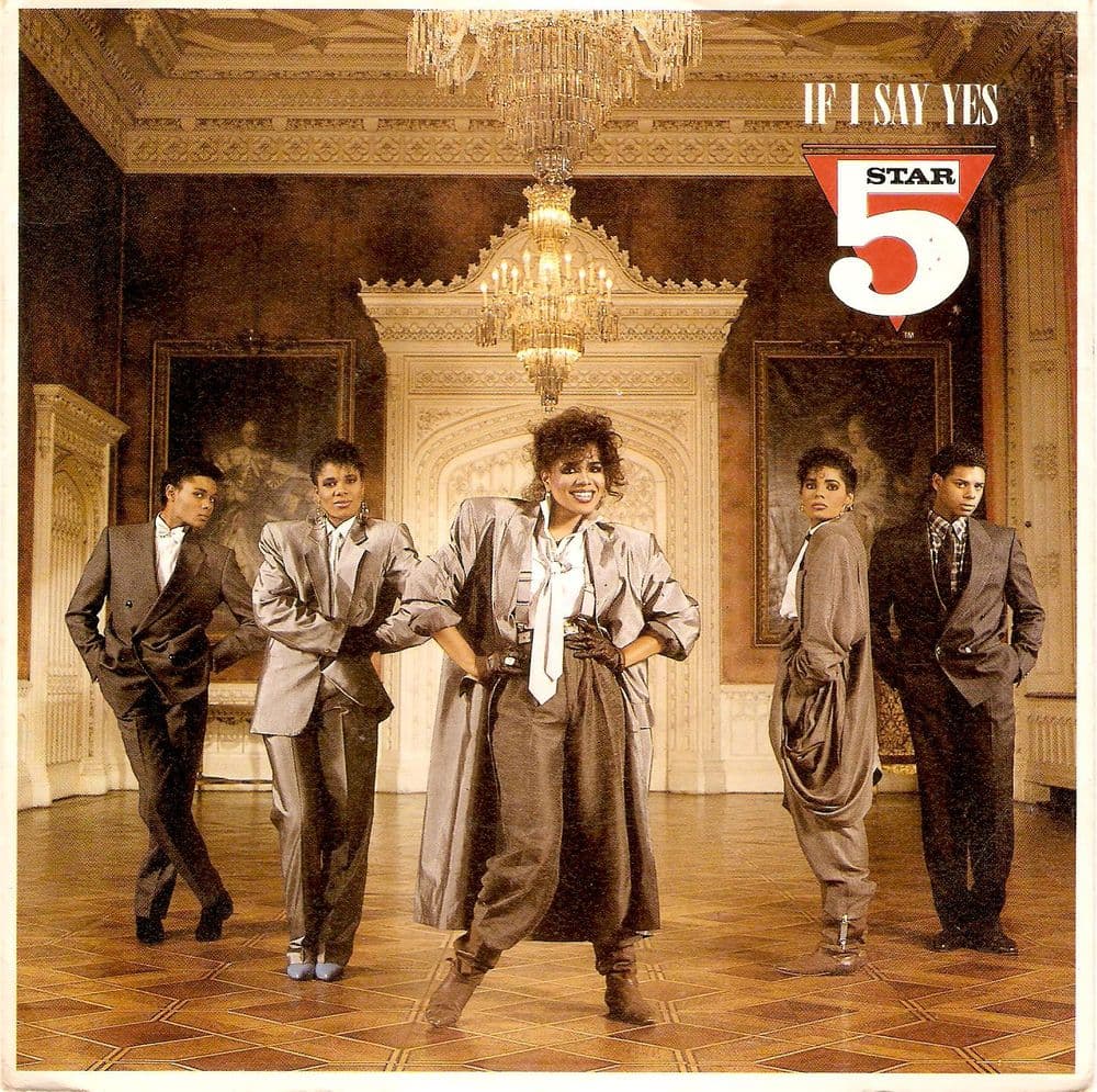 FIVE STAR (5 STAR) If I Say Yes Vinyl Record 7 Inch Tent 1986