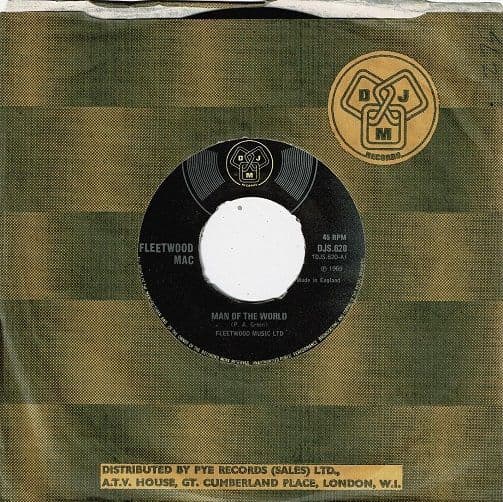 FLEETWOOD MAC Man Of The World Vinyl Record 7 Inch DJM 1975