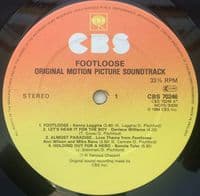 Footloose - Original Motion Picture Soundtrack Vinyl Record LP CBS 1984