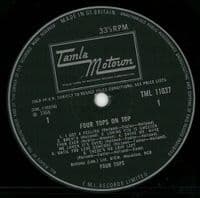 FOUR TOPS Four Tops On Top Vinyl Record LP Tamla Motown 1966