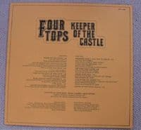 FOUR TOPS Keeper Of The Castle Vinyl Record LP Probe 1972