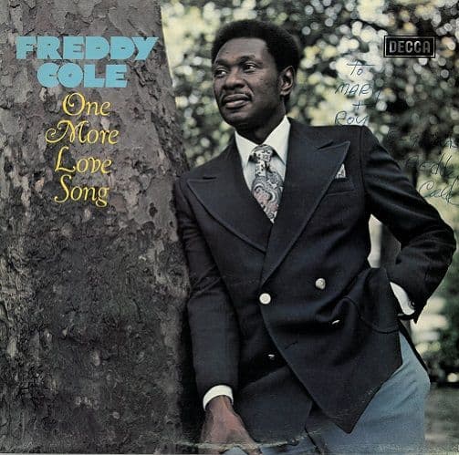 FREDDY COLE One More Love Song Vinyl Record LP Decca 1978 Signed
