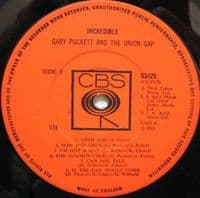 GARY PUCKETT & THE UNION GAP Incredible Vinyl Record LP CBS 1968.