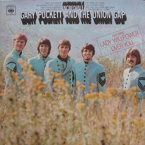 GARY PUCKETT & THE UNION GAP Incredible Vinyl Record LP CBS 1968.