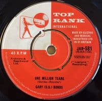 GARY U.S. BONDS School Is Out Vinyl Record 7 Inch Top Rank 1961 Signed 45 Single JAR-581 Original