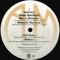 GATO BARBIERI Tropico Vinyl Record LP US A&M 1978