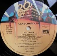 GENE CHANDLER Get Down Vinyl Record LP 20th Century Fox 1978