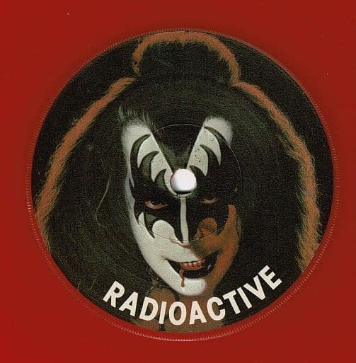 GENE SIMMONS Radioactive Vinyl Record 7 Inch Casablanca 1979 Red Vinyl