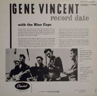 GENE VINCENT A Gene Vincent Record Date Vinyl Record LP French Capitol.