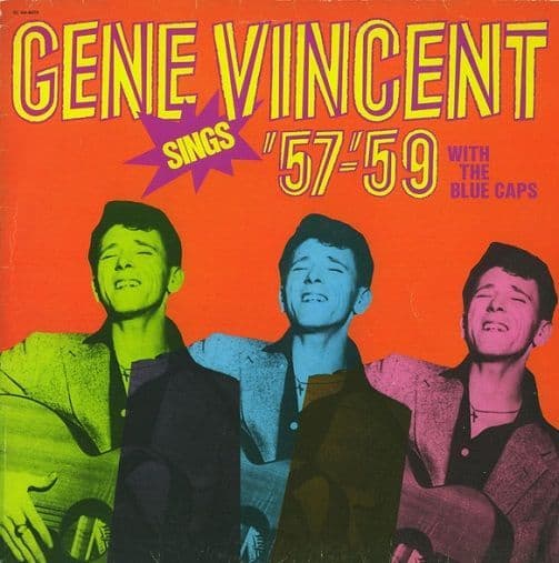 GENE VINCENT Gene Sings Vincent '57-'59 Vinyl Record LP French Capitol 1981