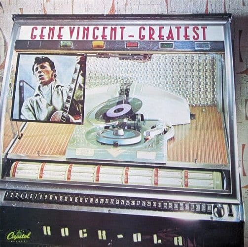 GENE VINCENT Greatest Vinyl Record LP Capitol 1977