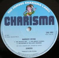GENESIS Nursery Cryme Vinyl Record LP Charisma...