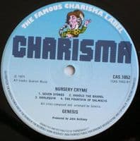GENESIS Nursery Cryme Vinyl Record LP Charisma...