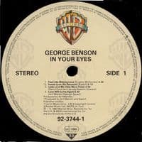 GEORGE BENSON In Your Eyes Vinyl Record LP Warner Bros. 1983