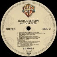 GEORGE BENSON In Your Eyes Vinyl Record LP Warner Bros. 1983