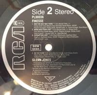 GLENN JONES Finesse Vinyl Record LP RCA 1984