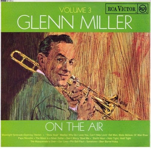 GLENN MILLER Glenn Miller On The Air Volume 3 Vinyl Record LP RCA Victor 1963