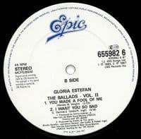 GLORIA ESTEFAN Cuts Both Ways Vinyl Record 12 Inch Epic 1990