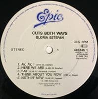 GLORIA ESTEFAN Cuts Both Ways Vinyl Record LP Epic 1989