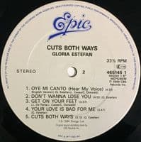 GLORIA ESTEFAN Cuts Both Ways Vinyl Record LP Epic 1989