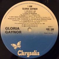 GLORIA GAYNOR I Am Gloria Gaynor Vinyl Record LP Chrysalis 1984
