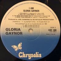 GLORIA GAYNOR I Am Gloria Gaynor Vinyl Record LP Chrysalis 1984