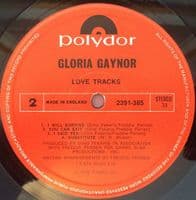 GLORIA GAYNOR Love Tracks Vinyl Record LP Polydor 1978