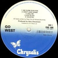 GO WEST Go West Vinyl Record LP Chrysalis 1985