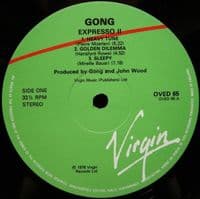 GONG Expresso II Vinyl Record LP Virgin