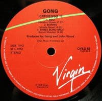GONG Expresso II Vinyl Record LP Virgin