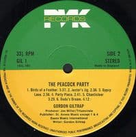 GORDON GILTRAP The Peacock Party Vinyl Record LP PVK 1979