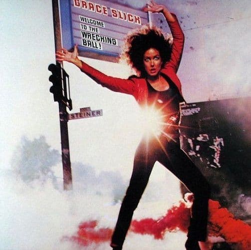 GRACE SLICK Welcome To The Wrecking Ball Vinyl Record LP RCA 1981