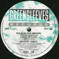 GREGORY ISAACS Red Rose For Gregory Vinyl Record LP Greensleeves 1988
