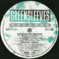 GREGORY ISAACS Red Rose For Gregory Vinyl Record LP Greensleeves 1988