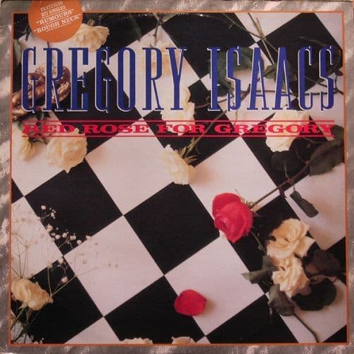 GREGORY ISAACS Red Rose For Gregory Vinyl Record LP Greensleeves 1988