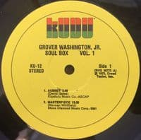 GROVER WASHINGTON, JR. Soul Box Vol. 1 Vinyl Record LP US Kudu 1973