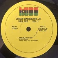 GROVER WASHINGTON, JR. Soul Box Vol. 1 Vinyl Record LP US Kudu 1973