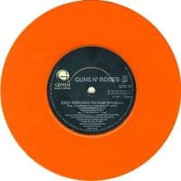 GUNS N' ROSES Since I Don't Have You Vinyl Record 7 Inch Geffen 1994 Orange Vinyl