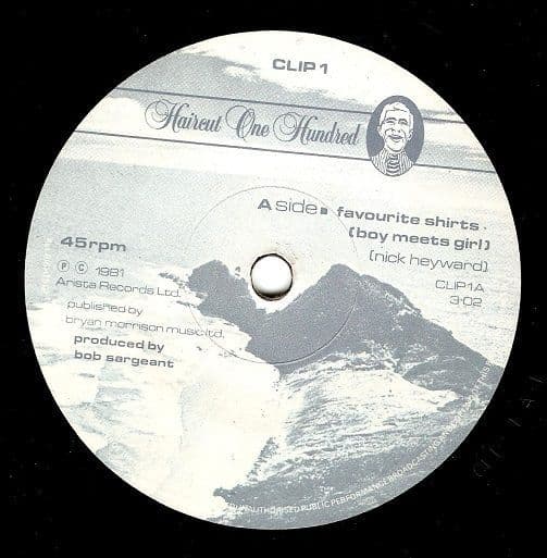 HAIRCUT ONE HUNDRED 100 Favourite Shits Boy Meets Girl Vinyl Record 7