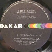 HAMILTON BOHANNON Keep On Dancin' Vinyl Record LP US Dakar 1974