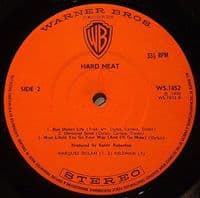 HARD MEAT Hard Meat Vinyl Record LP Warner Bros. 1970