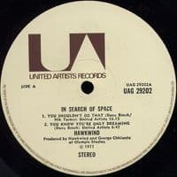 HAWKWIND In Search Of Space Vinyl Record LP United Artists 1971