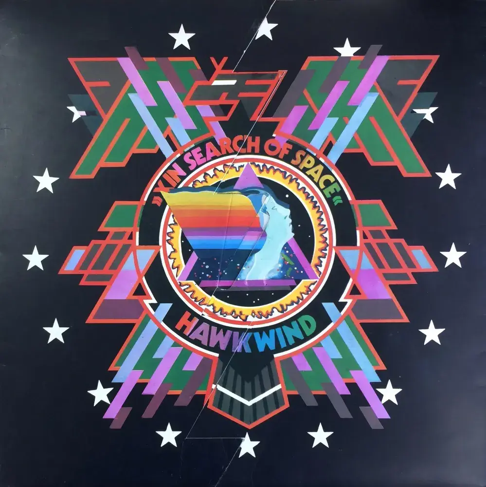 HAWKWIND In Search Of Space Vinyl Record LP United Artists 1971 Rare UK 1st Press Gimmix Sleeve A1U
