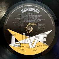 HAWKWIND Live Seventy Five Vinyl Record LP Bronze 1980