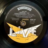 HAWKWIND Live Seventy Five Vinyl Record LP Bronze 1980