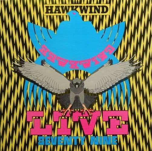 HAWKWIND Live Seventy Five Vinyl Record LP Bronze 1980